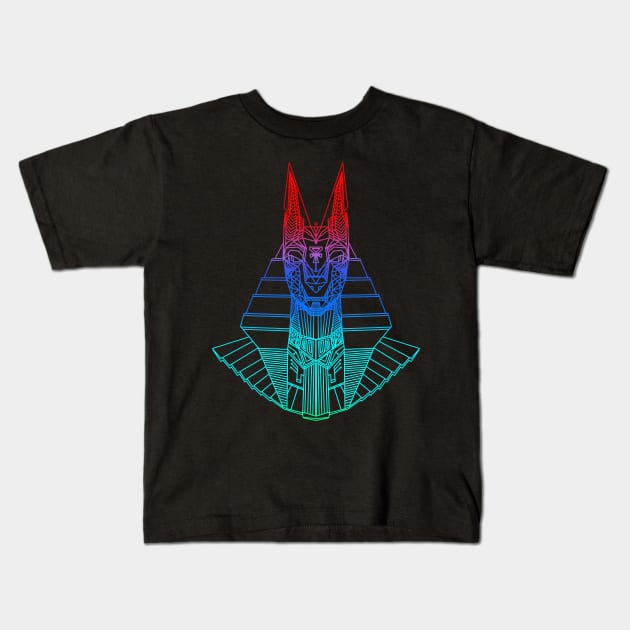 Anubis Kids T-Shirt by Logard